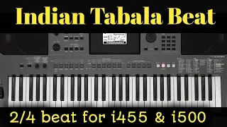 2/4 Tabala beat || Yamaha i455 & i500 Indian Tabala Style