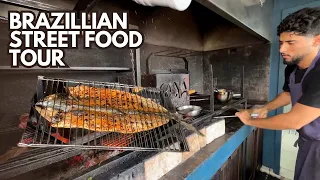 Dry Aged SEAFOOD & Best BRAZILLIAN STREET FOOD After Dark in Rio de Janeiro Brazil