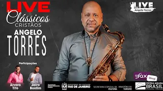 Clássicos Cristão live show, songs that marked an era of instrumental sax Angelo Torres.