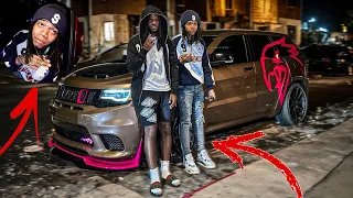 LIL DURK ARTIST OTF CHUCKYY DRIVES MY TRACKHAWK AGGRESSIVELY THROUGH CHICAGO STREETS *TAY TOWN*