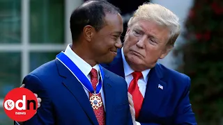 Tiger Woods awarded Medal of Freedom by President Trump