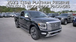 New 2023 Nissan Titan Platinum Reserve w/ Utility & Moonroof Packages at Nissan of Cookeville