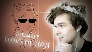 Eret REACTS to "Dawn of 16th" Dream SMP Animatic by SAD-ist!!!
