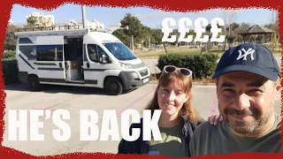 BACK TO IT, VANLIFE WILL CONTINUE IN SPAIN....even if we have to push him!