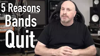 The Top 5 Reasons Bands Break Up Or Don't Get Along
