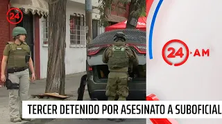 Tercer detenido por asesinato de suboficial Palma | 24 Horas TVN Chile