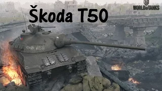 World of Tanks Replay - Škoda T50, 11 kills. 8,7k dmg, (M) Ace Tanker