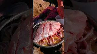 wolf fish cooking