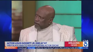 Louis Gossett Jr., first Black man to win supporting actor Oscar, dies at 87