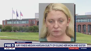 Jury finds Megan Hargan guilty of killing her mom and sister