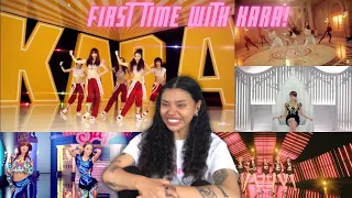 FIRST TIME REACTING TO KARA (카라)! Mamma Mia/Damaged Lady/PANDORA/STEP/Mr MV | REACTION!!