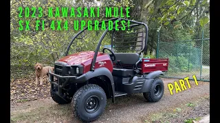 Kawasaki Mule SX 4x4 FI - Nimble, Quick & Useful UTV - Roof and Rearview Mirror install