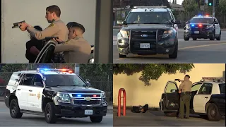 LASD Deputies Detaining Stolen Vehicle At Gunpoint / Compton 10.24.21