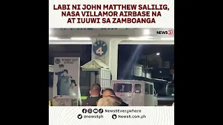 Labi ni John Matthew Salilig, dadalhin patungong Zamboanga