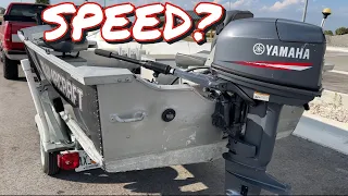 SPEED Test Alumacraft V16 YAMAHA 30hp