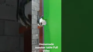 Homemade snooker table in just 120$ dollars