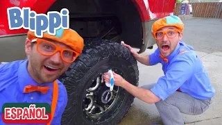 Auto Lavado de Blippi | Vehículos para niños | Videos de Camiones para Niños y Infantiles