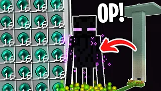 INSANE Enderman XP Farm in Minecraft Bedrock! (Seriously OP!)