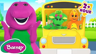 Wheels On The Bus + More Nursery Rhymes & Kids songs I Barney the Dinosaur