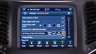 Customer Programmable Features-Unlocking customizable features of your Uconnect 4C/4C NAV