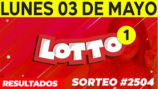 Resultados del Lotto 2504 del Lunes 3 de Mayo del 2021