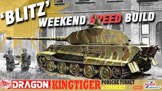 Let's Blitz Build a 1/35 Dragon King Tiger in a Weekend!