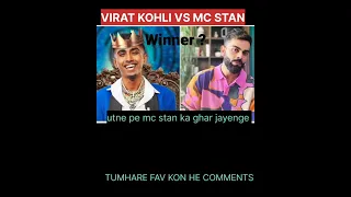 MC STAN VS VIRAT KOHLI ♥️#shorts #trending #viral