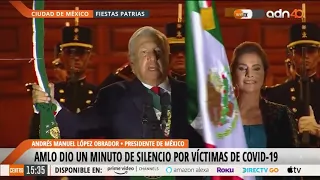 ¡Viva México! Así fue el Grito de Independencia de AMLO en Palacio Nacional