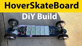 Baja Electric Skateboard using Hoverboard wheels (HoverSkateBoard)