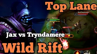 Jax vs Tryndamere - Wild Rift Baron Lane Ranked