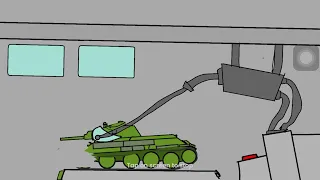 T-34 Busy Kv44 - Cartoon Tanks ( no sound )