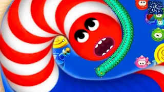 Game 🐍 WORMATE ZONE.IO | Rắn Săn Mồi #052 BIGGEST SNAKE | Epic Worms Zone Best Gameplay | Biggiun TV