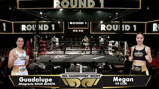 Guadalupe Altagracia SOLIS ACOSTA (MEX) vs Megan DE CLER (NED) | IBA Champions' Night 2023