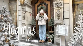 Vlogmas1 | Kalėdinis vakarėlis, šventinis miestas ✨🙌🏼