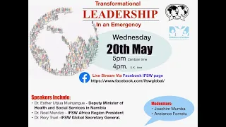 III Webinar COVID-19 social work response in Africa: Transformational leadership in Emergency.