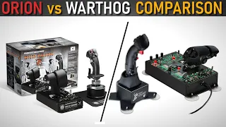 Winwing Orion Desktop HOTAS vs Thrustmaster Warthog HOTAS