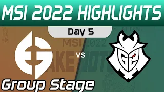 EG vs G2 Highlights Day 5 MSI 2022 Group Stage Evil Geniuses vs G2 Esports by Onivia
