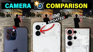 Nothing Phone (2) vs iPhone 14 Pro vs Galaxy S23 Ultra! Camera Comparison ( Italy, ROME )