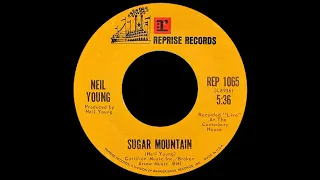 Neil Young // Sugar Mountain // B-Side of ''Heart Of Gold'' 45 RPM Single // 1972