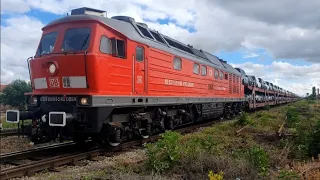 3 amazing trains with diesel locos-hard metallic sound