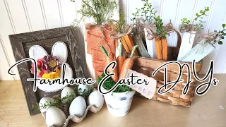 5 HIGH-END Farmhouse Easter DIYs | Dollar Tree and Thrifted Finds for Gorgeous Home Decor DIYs