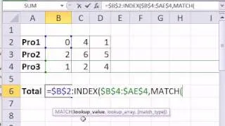 Excel Magic Trick 676: Defined Name Dynamic Range Formula (column number varies) INDEX Function