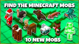 Find The Minecraft Mobs -  ALL 10 NEW MINECRAFT MOBS [Roblox]