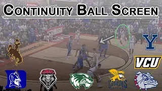 The Most Run Play in College Basketball: Continuity Ball Screen
