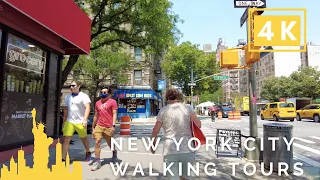 [4K] NYC Walking Tours | New York City Sights 👓  and Sounds👂 in the Upper West Side of Manhattan