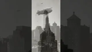 Docking airships on the Empire State Building