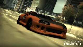 Need For Speed Most Wanted 2005 Toyota Supra Bond & Forest Green Hard