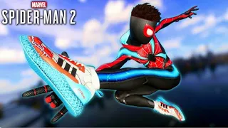 Marvel's Spider-Man 2 PS5 - Evolved Suit Miles Morales Free Roam Gameplay