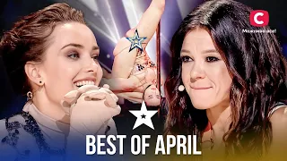 BEST OF APRIL: 🍓 Hot Acts, 😱 Dangerous Acrobatics, 🤣 Funny on Stage | Got Talent 2024