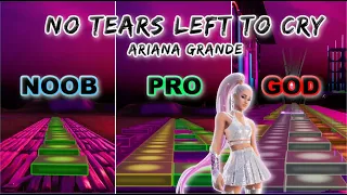 Ariana Grande - no tears left to cry - Noob vs Pro vs God (Fortnite Music Blocks) with map code!